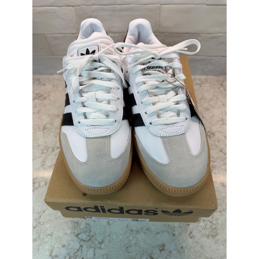 Adidas Samba XLG White Black Gum Platform Sneakers IE1377 Womens 9.5 NEW